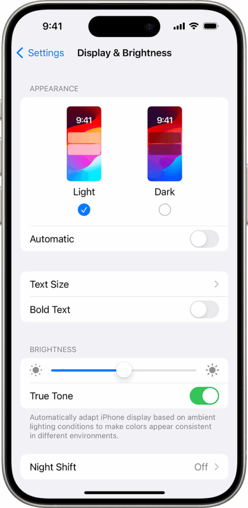 iPhone problems 2025 auto brightness steps